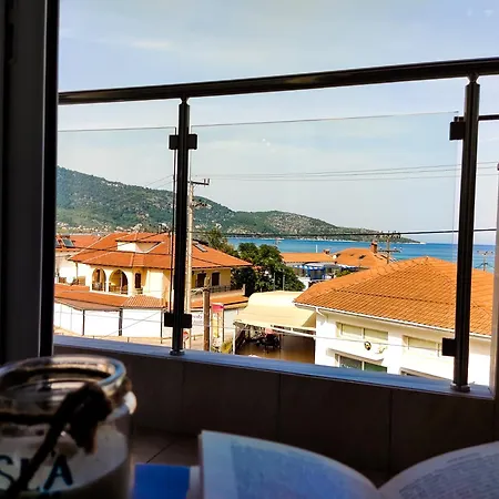 Lägenhetshotell Celeste Deluxe Skala Potamia (Thasos)